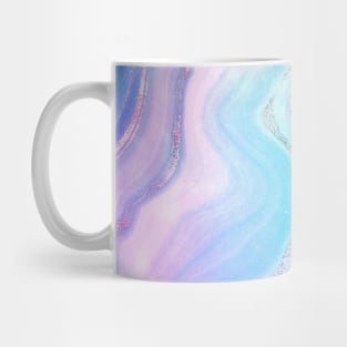 Girly Pastel Lace Agate Mug